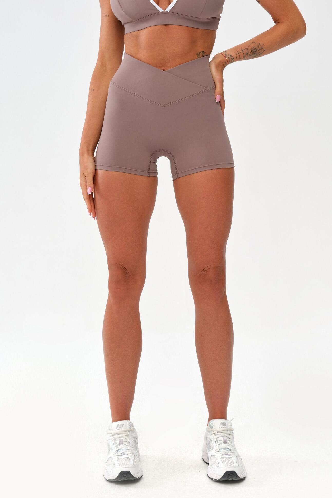 Damskie spodenki szorty sportowe fitness Rough Radical Mocha Active Shorts