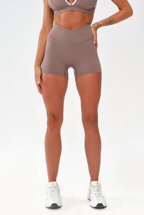 Damskie spodenki szorty sportowe fitness Rough Radical Mocha Active Shorts