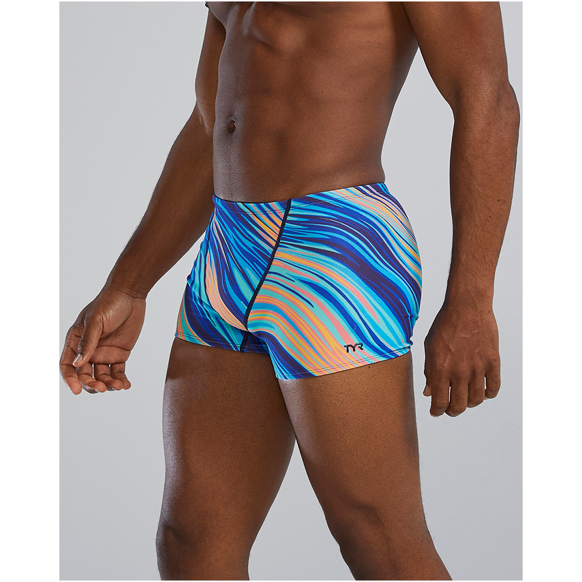 Spodenki pływackie męskie TYR Square Leg Swimsuit - Riptide 3/7