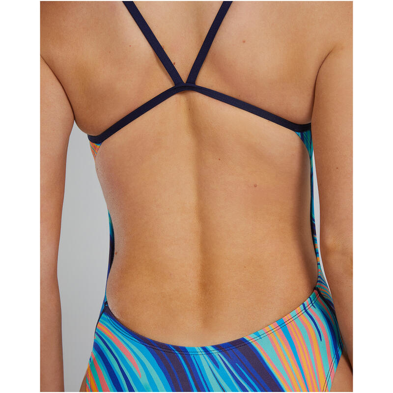 Strój pływacki damski TYR Cutoutfit Swimsuit - Riptidal