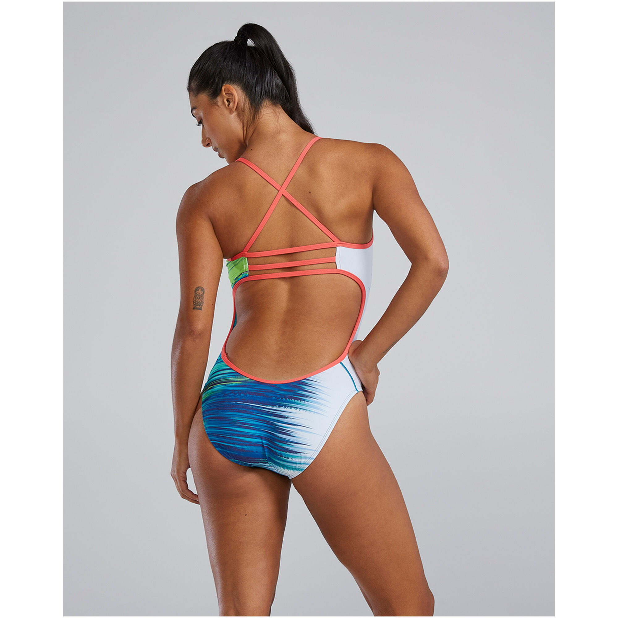Strój pływacki damski TYR Trinityfit Swimsuit - Bravura 2/7