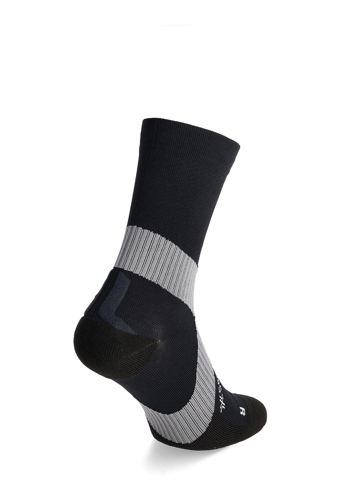 Chaussettes X-Socks Bike Expert Crew Noir/Gris Foncé 2/4