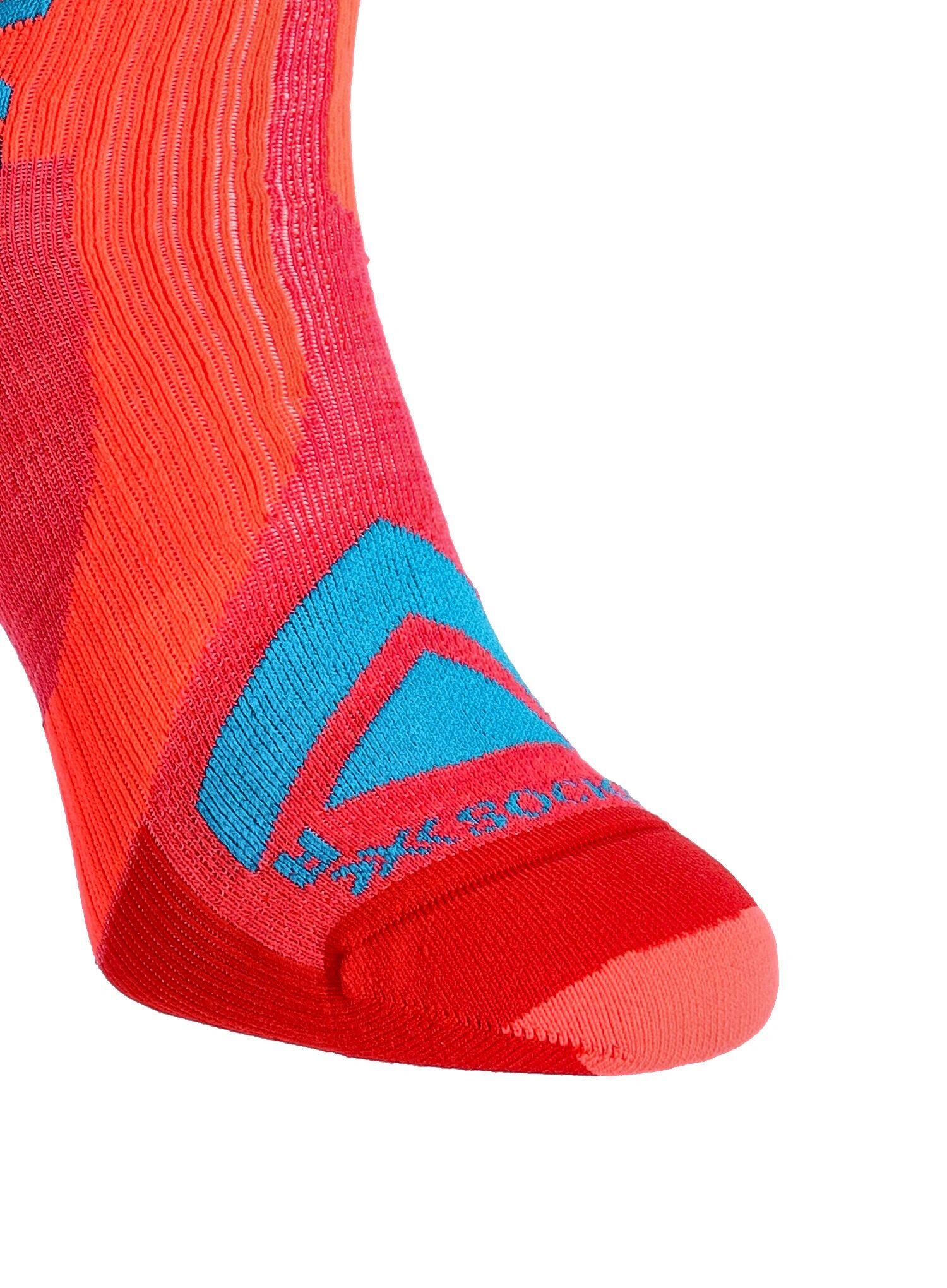 X-Socks Gravel Perform Merino Crew Laranja/Azul 4/4