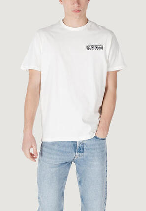 t-shirt crop top S-VIGNONI BACK SS HOMME blanc