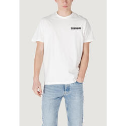 t-shirt crop top S-VIGNONI BACK SS HOMME BLANC