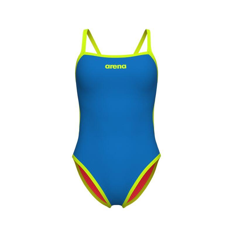 Maillot de bain Arena Solid Rev Challenge Back Bleu & Orange 7/7