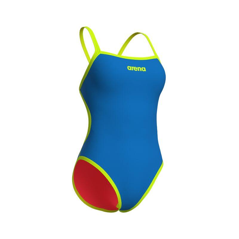 Maillot de bain Arena Solid Rev Challenge Back Bleu & Orange 6/7