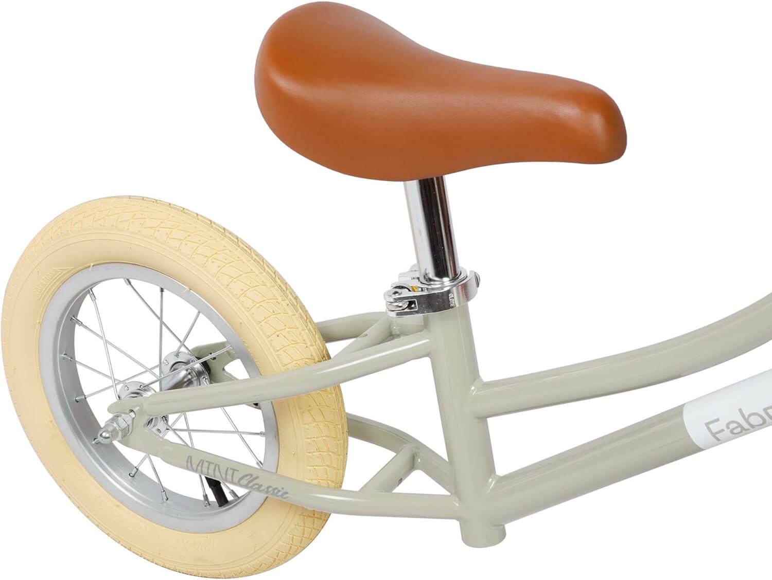 FABRICBIKE Mini Classic 12" - Bicicletta senza pedali 2-5 anni. Beige 6/7