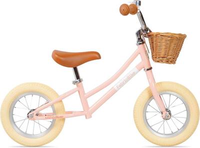 Fabricbike mini classic - loopfiets 12" voor kinderen van 2 tot 5 jaar. roze