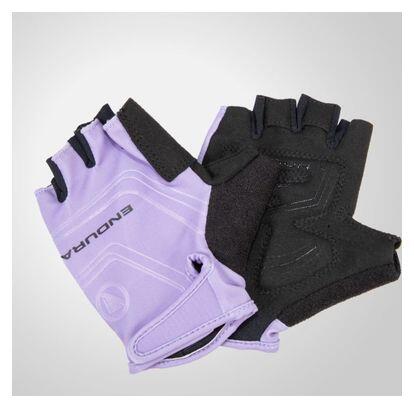 Guanti corti Endura Xtract Lite da donna Viola/Nero 5/7