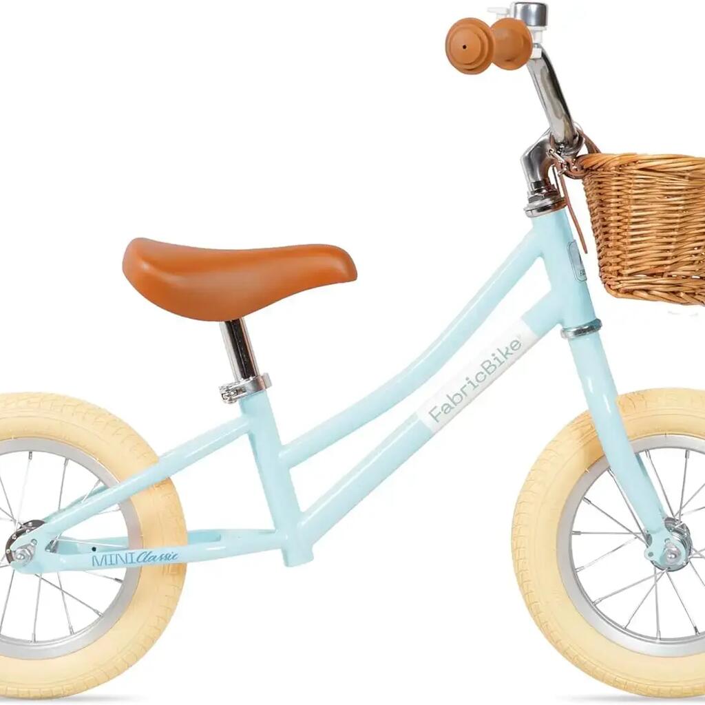 FABRICBIKE Mini Classic - 12" Balance Bike for Children, Ages 2-5. Blue