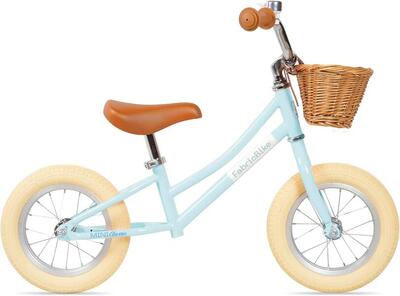 Fabricbike mini classic - loopfiets 12" voor kinderen van 2 tot 5 jaar. blauw
