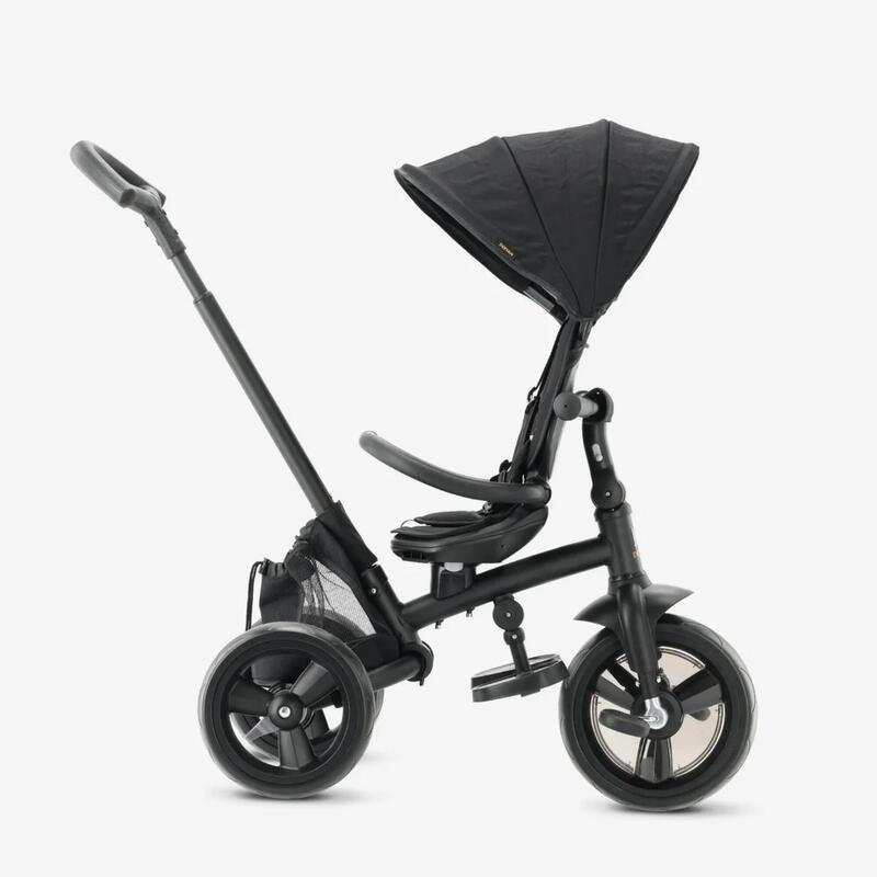 Tricycle DERYAN Explorer - Pliable et pivotant à 360º - Noir