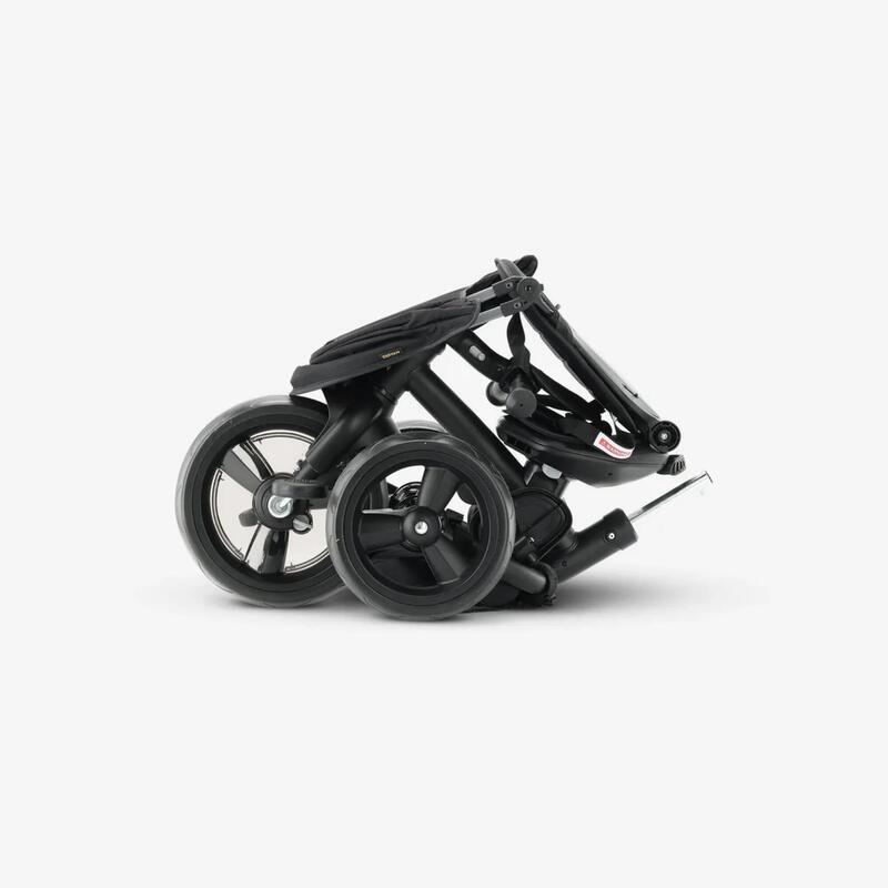 Tricycle DERYAN Explorer - Pliable et pivotant à 360º - Noir