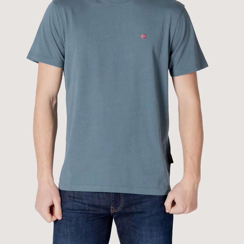 MEN'S crop top t-shirt SALIS SS SUM GREY