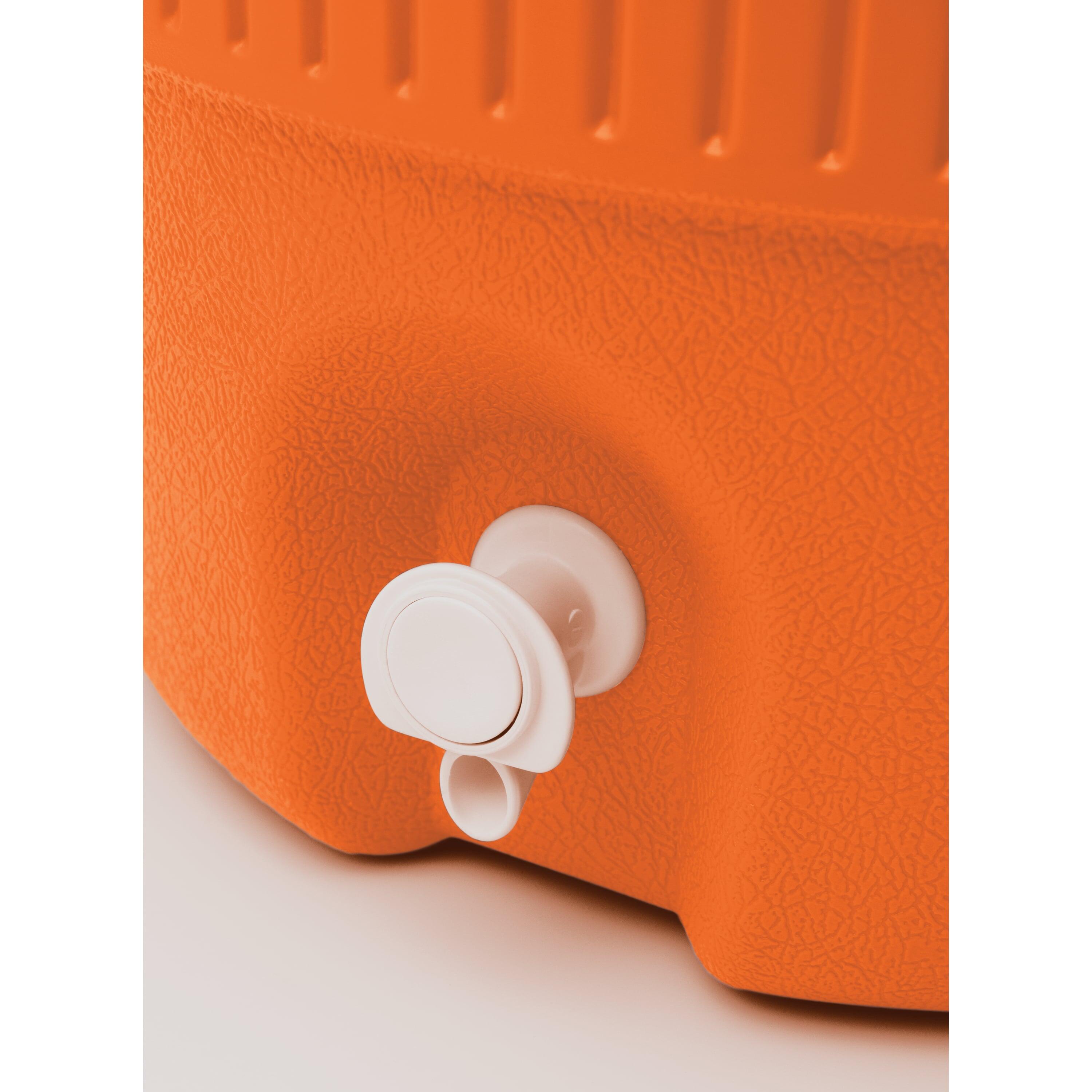5 Gallon Seat Top - Distributeur de boissons / glacière - 18 Litres - Orange 6/7