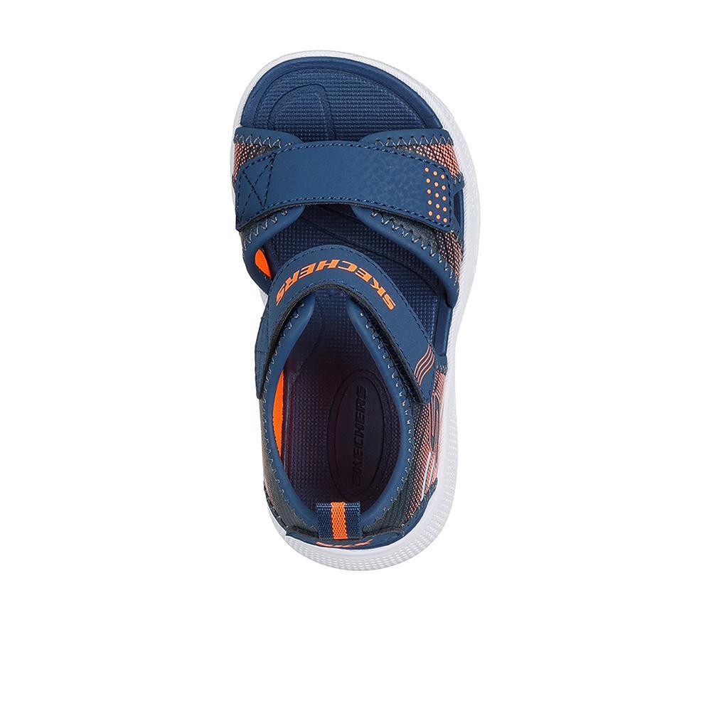 Sandalias Skechers Niño Microspec-Splash Azules 3/4