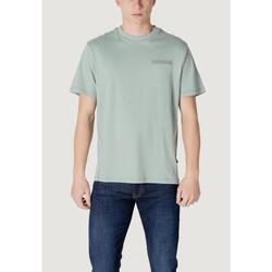 t-shirt crop top S-VANNI SS HOMME Gris sauge