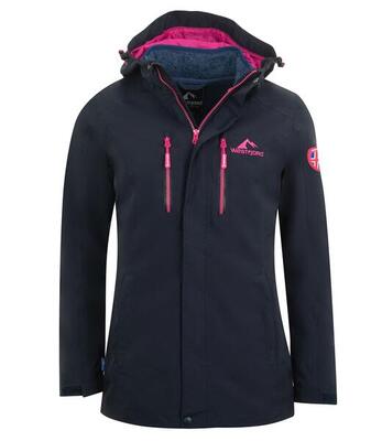 Damen 3in1 Funktionsjacke Hverfjall Marineblau / Magenta