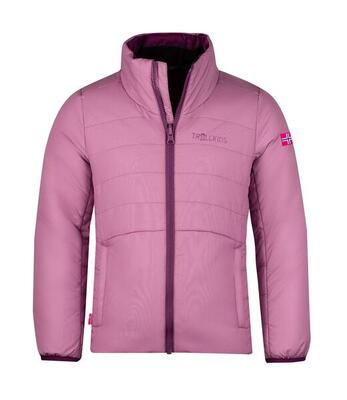 Mädchen Winterjacke Skavangen Maulbeere/Orchidee