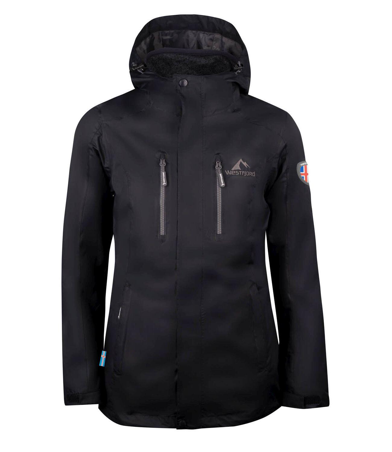 WESTFJORD Damen 3in1 Funktionsjacke Hverfjall Schwarz/Anthrazit