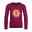 T-shirt long fille Pointillisme mûre/pêche