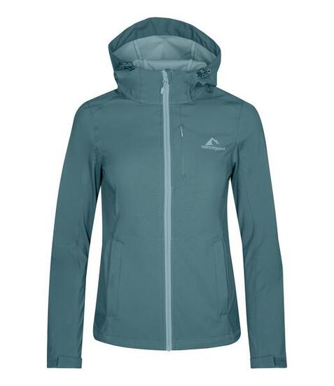 Damen Softshelljacke Skogar Klippenblau/Rosa