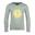 T-shirt manches longues fille Pointillism Vert glacier/Limonade