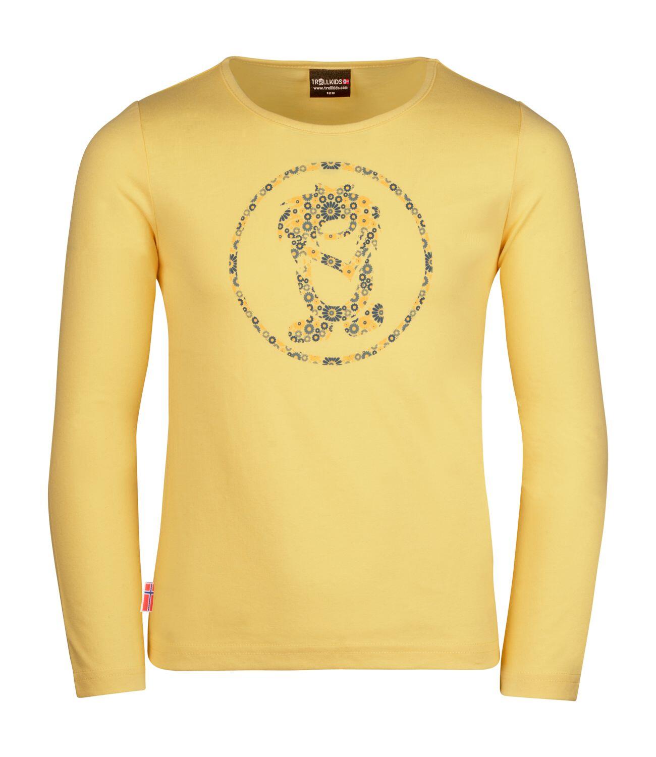 TROLLKIDS Mädchen Longsleeve Stavanger Limonade