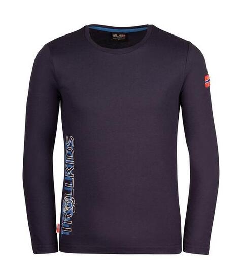 Kinder Longsleeve Stavanger Marineblau / Mittelblau
