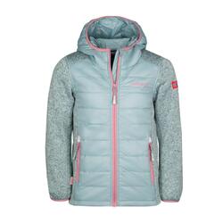 Veste polaire enfants Skabu vert glacier/orchidée