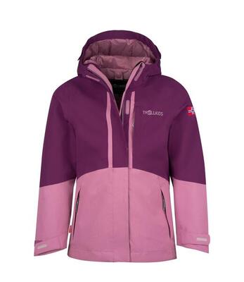 Mädchen Jacke Skaland Marineblau/Violett