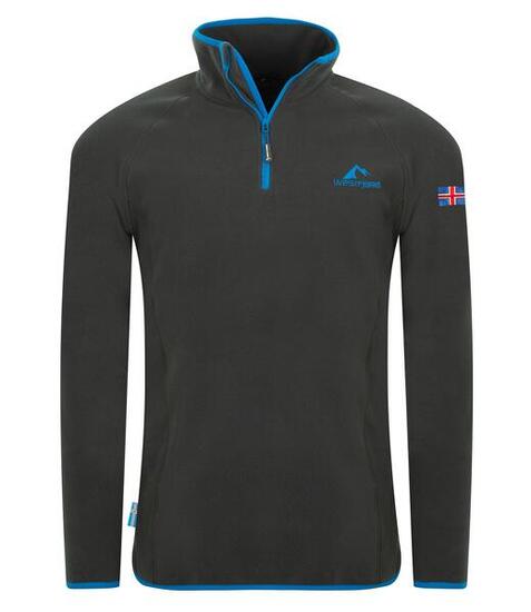 Herren Fleece-Pullover Hekla Oceanblau/Marineblau