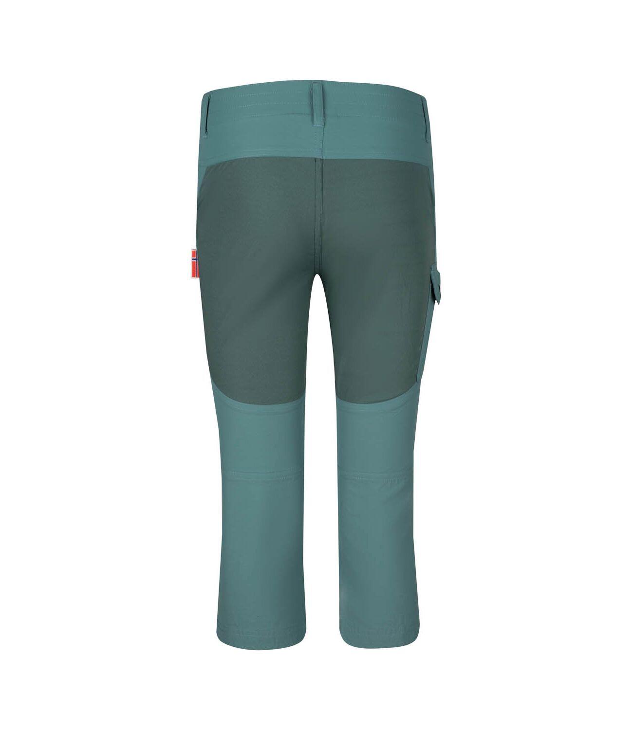 Pantalon de trekking enfant Hammerfest 3/4 Vert Glacier 2/3