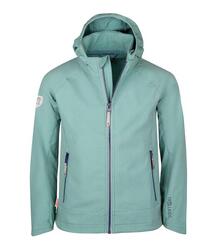 Veste softshell fille Kvalvika vert glacier/bleu marine