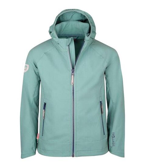 Mädchen Softshelljacke Kvalvika Marineblau/Magenta