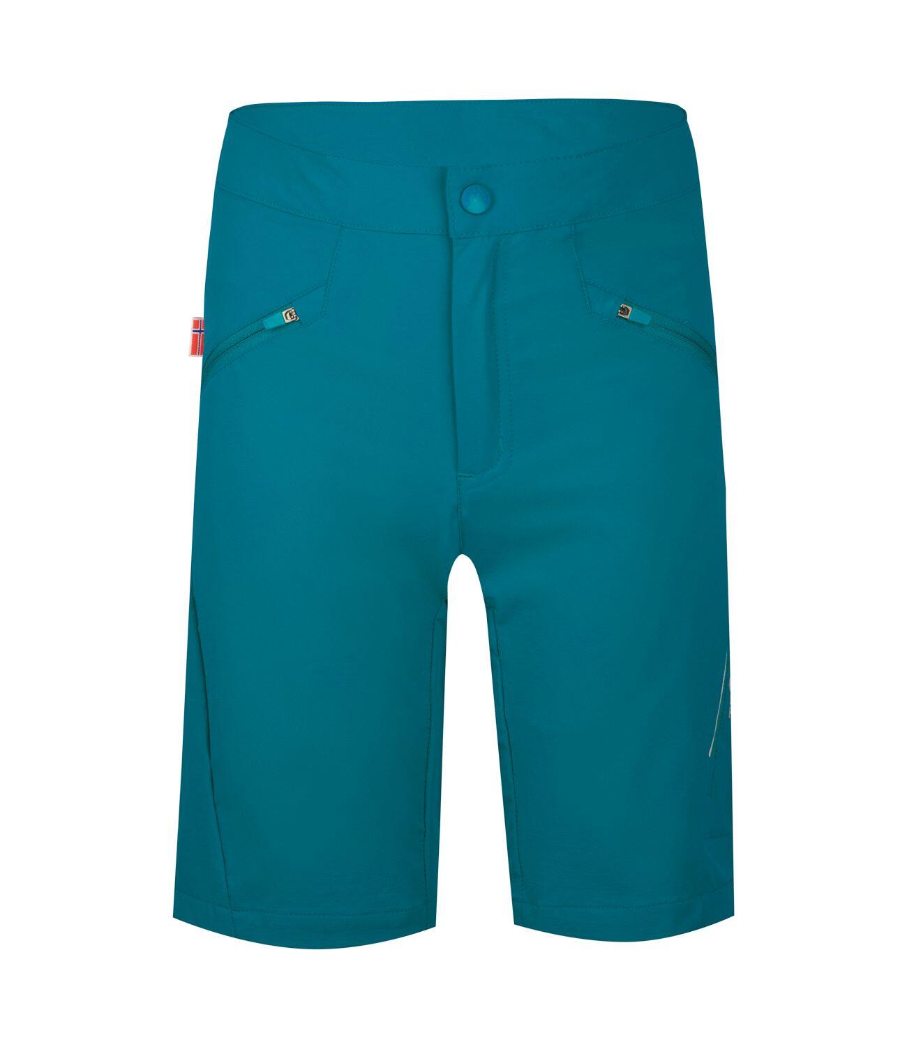 TROLLKIDS Kinder Fahrradhose Skaland Petrolblau