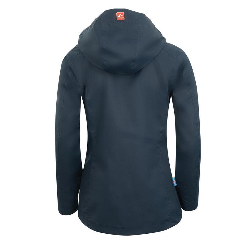Veste de pluie pour femme Hengill bleu marine/magenta