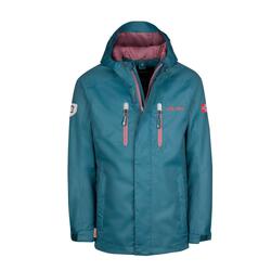 Veste de pluie pour enfants Sognefjord PRO bleu-vert/vert glacier