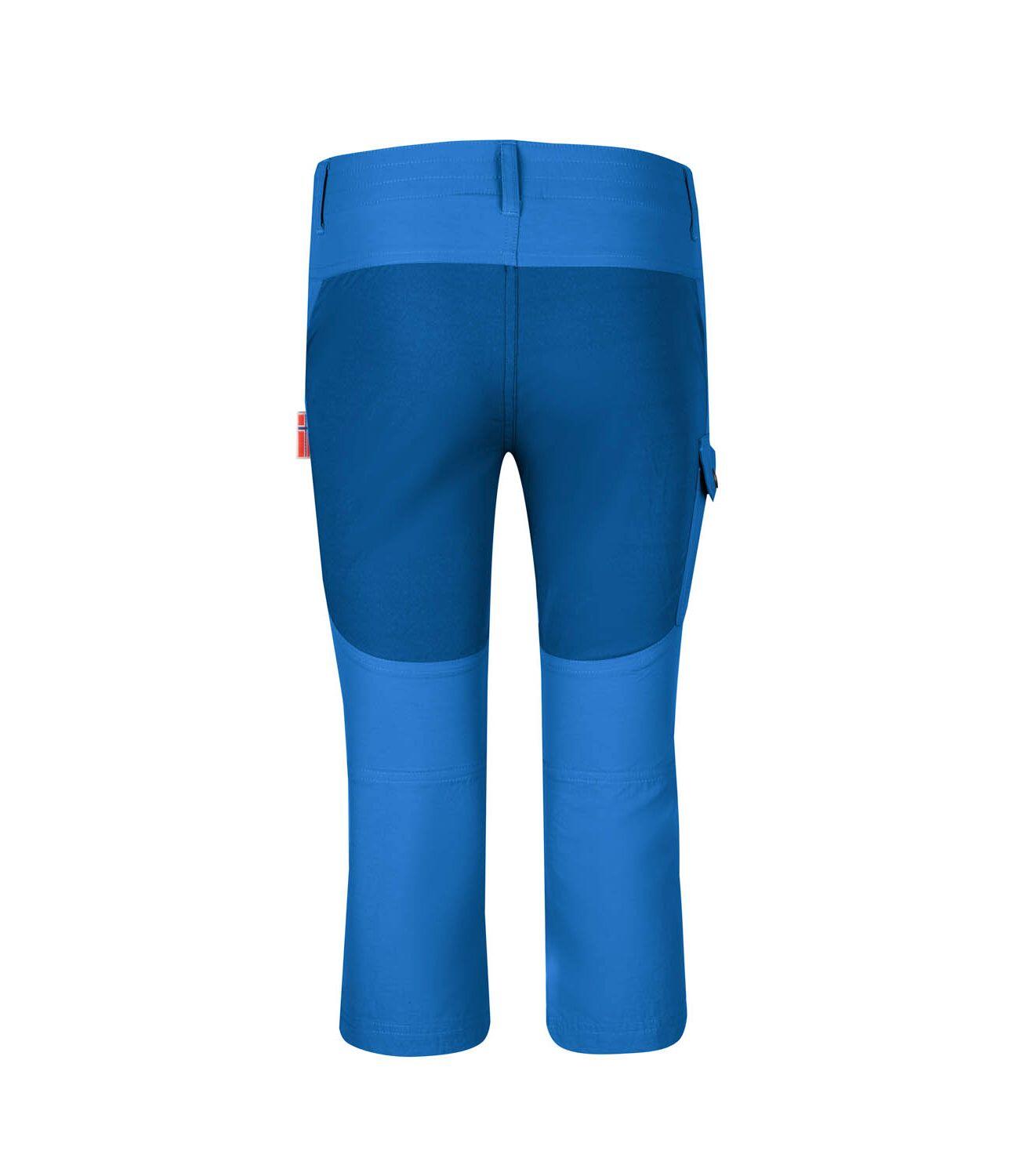 Kinder Trekkinghose Hammerfest 3/4 Leuchtendes Blau 2/3