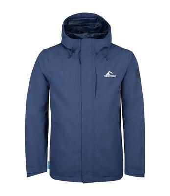 Herren 3in1 Jacke Skogafoss Braun/Marineblau