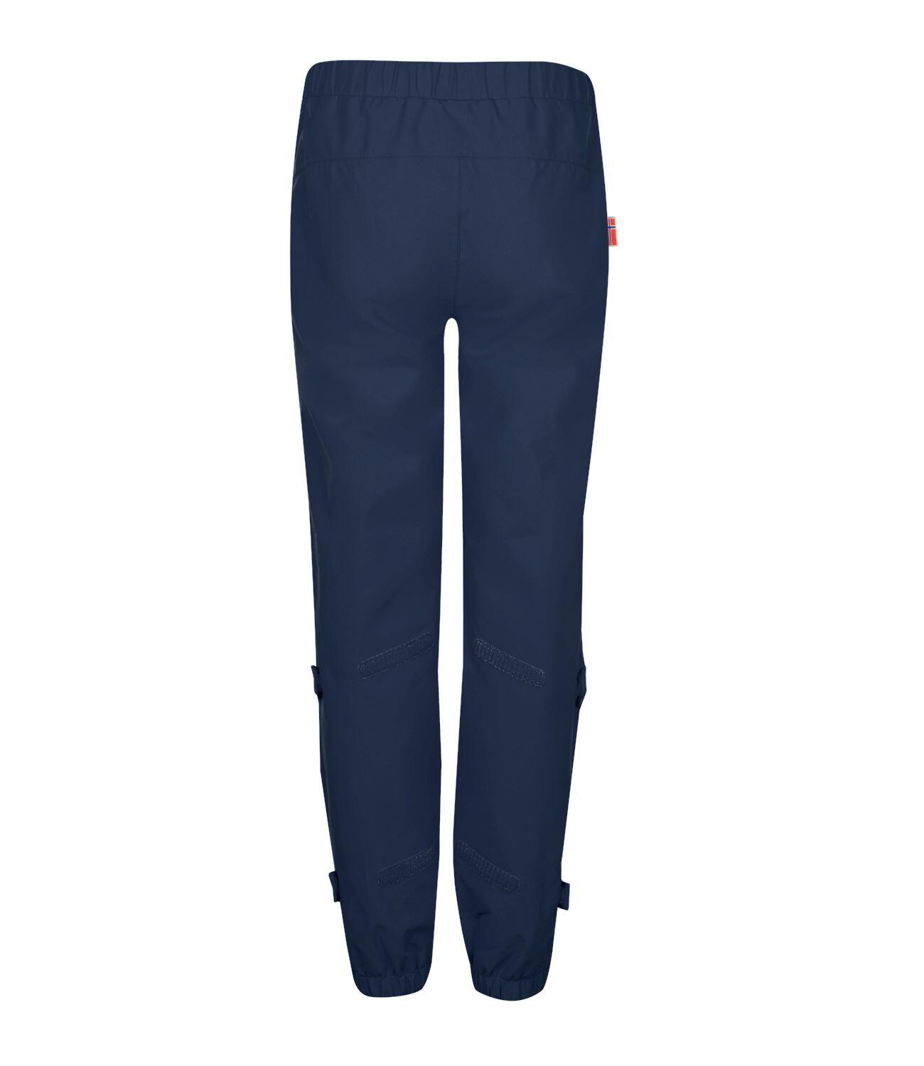 Pantalon fonctionnel Trondheim pour enfants Bleu marine / Orange 2/3