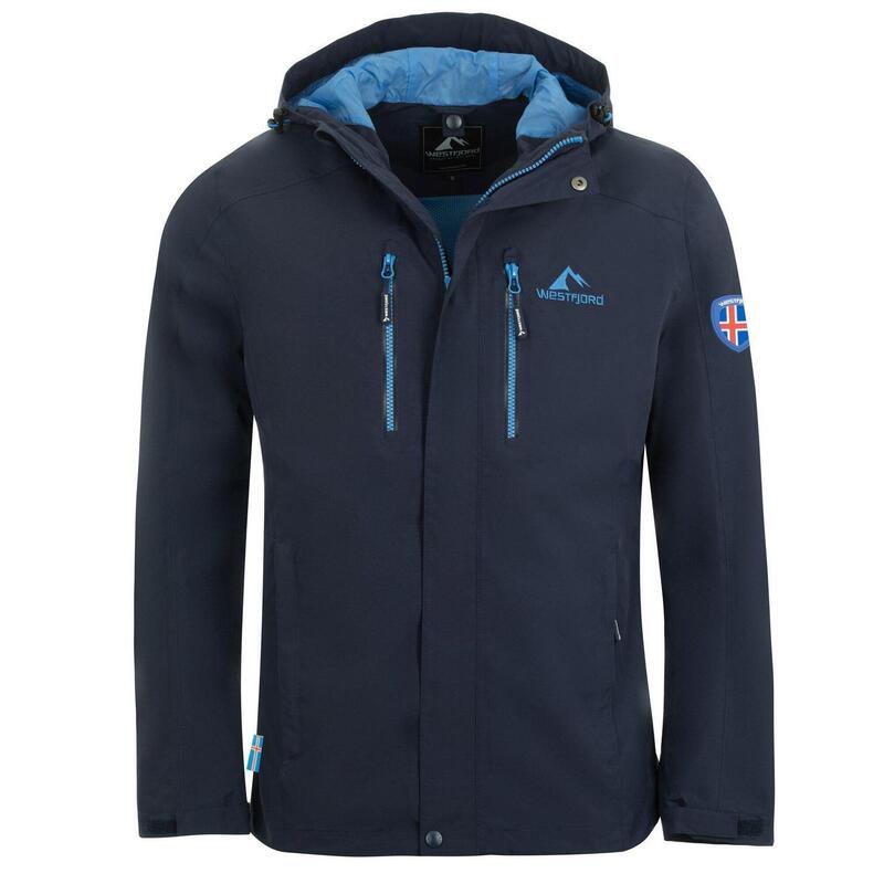 Veste de pluie pour homme Hengill bleu marine