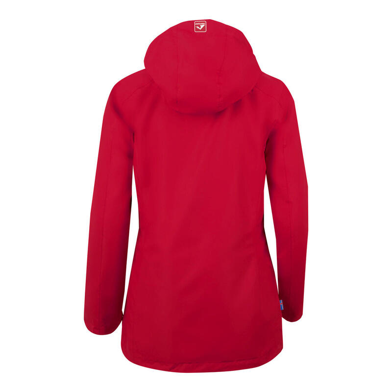 Veste de pluie pour femme Hengill bleu marine/magenta