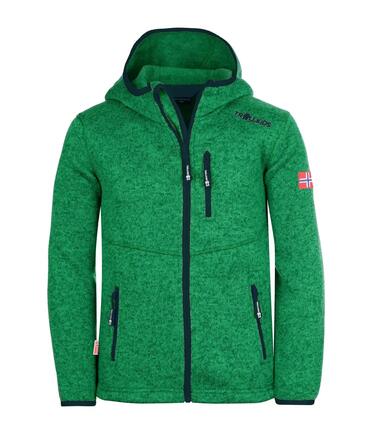 Kinder Hoodie Jondalen XT Pfeffergrün/Marineblau