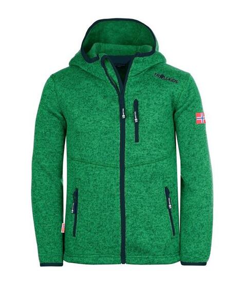 Kinder Hoodie Jondalen XT Pfeffergrün/Marineblau