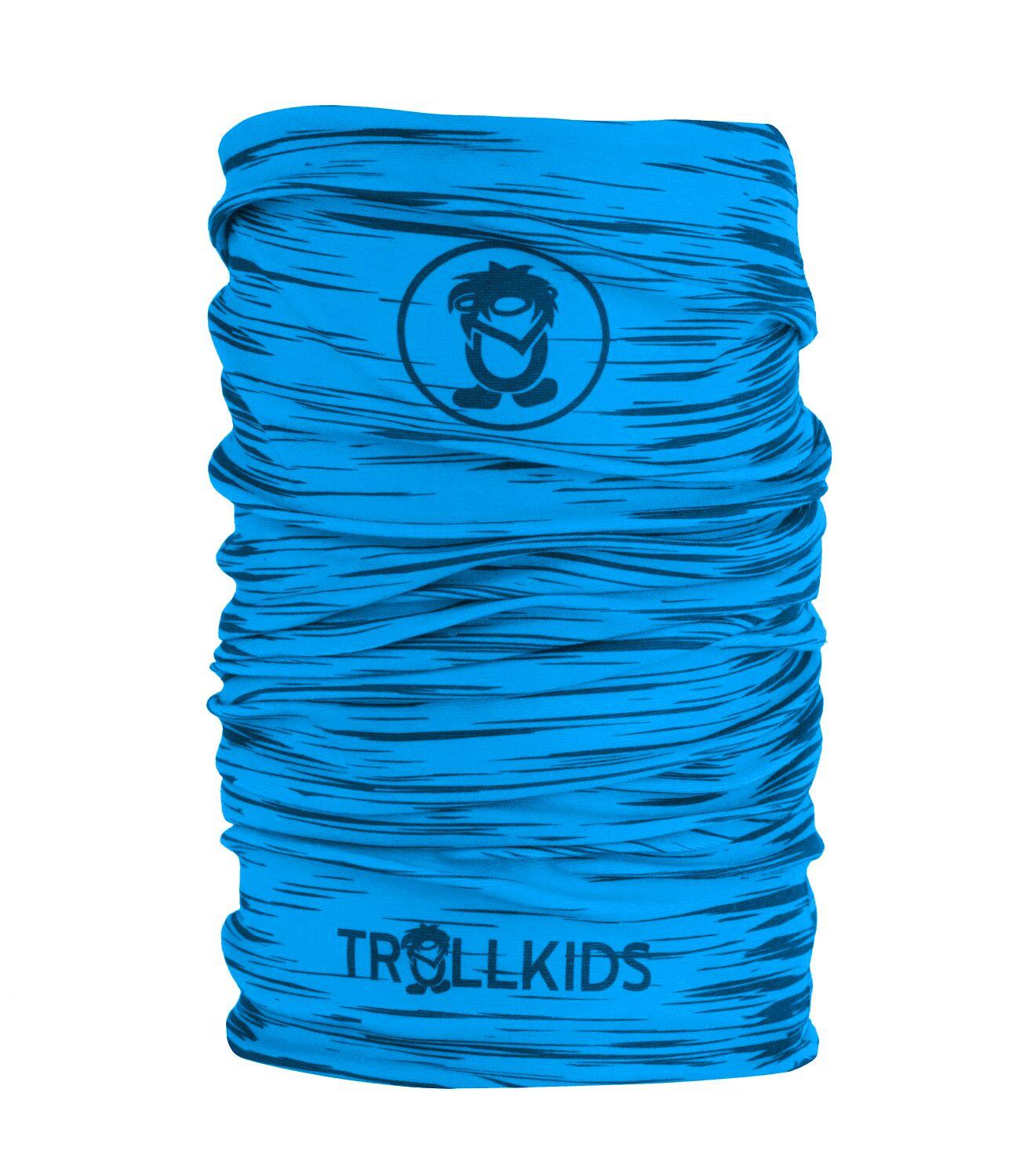TROLLKIDS Kinder Multifunktionstuch Troll Marineblau/Mittelblau