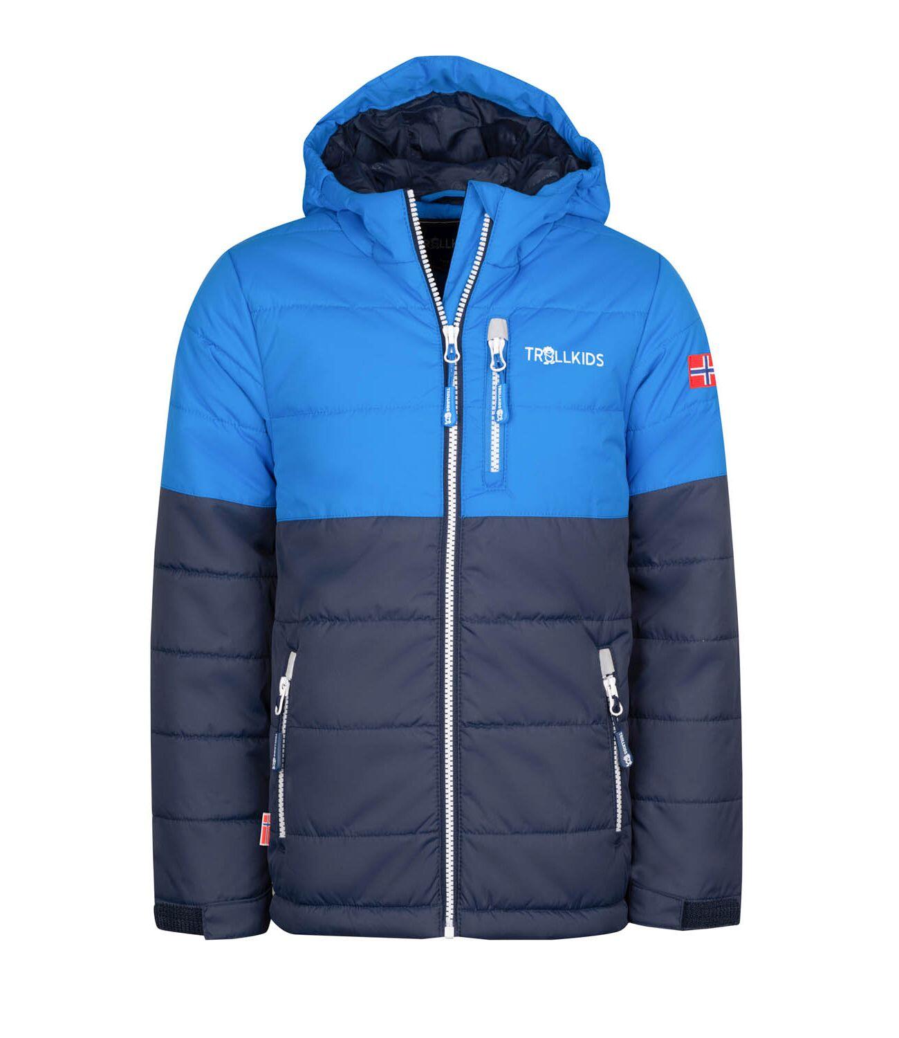 Kinder Winterjas Hemsedal Waterdicht Winddicht Marine/wit 1/3