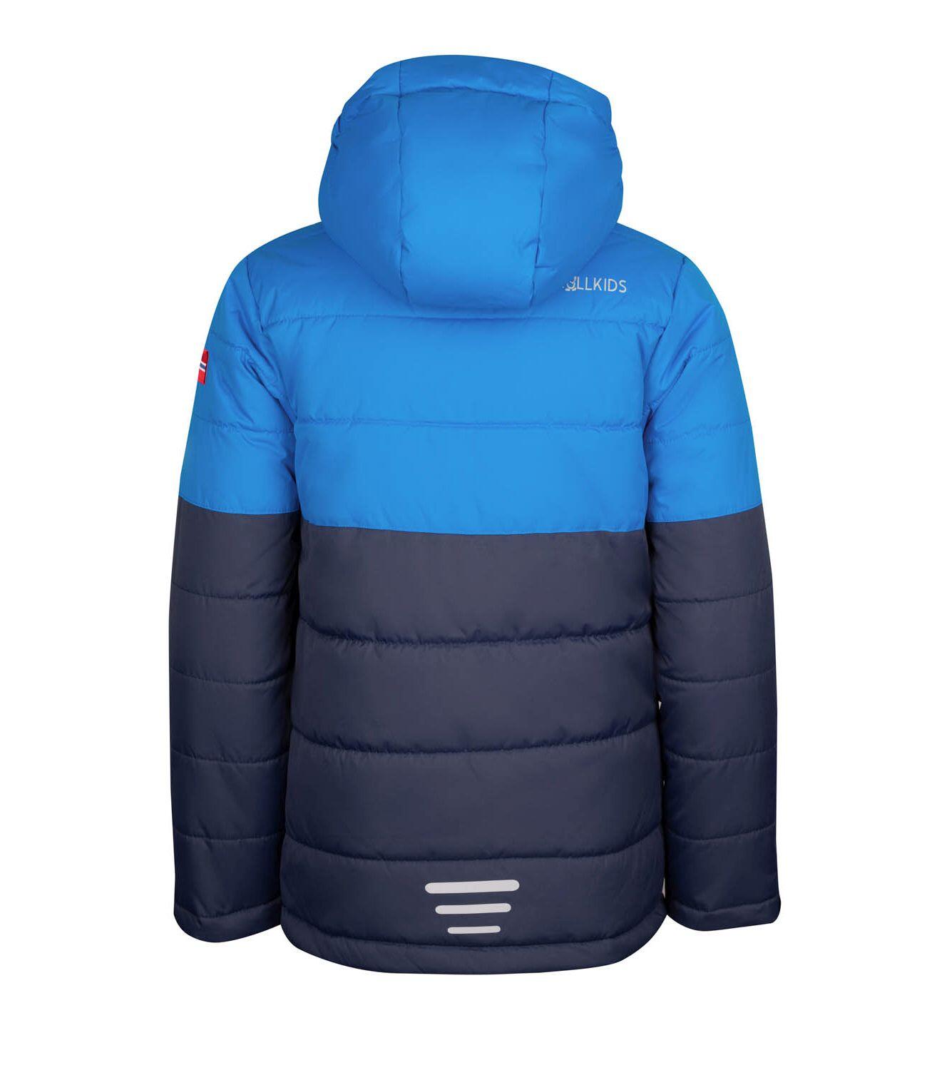 Kinder Winterjas Hemsedal Waterdicht Winddicht Marine/wit 2/3