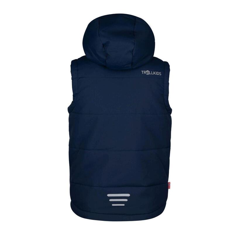Gilet fonctionnel Narvik XT pour enfants bleu marine/magenta